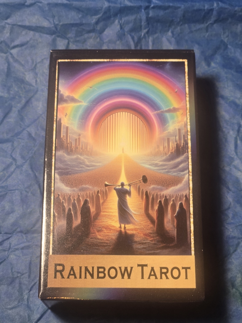 Inspirational Autumn Rainbow Card Deck Halloween Gothic Theme Gift Set